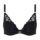 Chantelle - Fleurs Plunge BH Svart