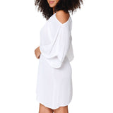 Lingadore - Strand Kjole Med Bar Skulder White