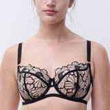 Chantelle - Lush Balc BH Sort/Soft Pink