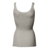 Rosemunde - Silke Tank Top Med Blonde Light Grey Melange
