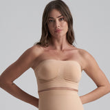 Byebra - Soft Touch Tube Top Beige