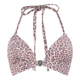 Lingadore - Vatteret Triangle Bikini Top Leopard Print