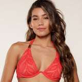 Lingadore - Halterneck Bikini Top Red