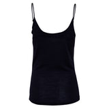 JBS of Denmark - Ull Topp med smala band Svart