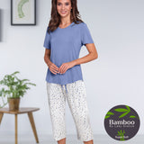 Lady avenue - Bambus Pyjamas Med Capri Buks