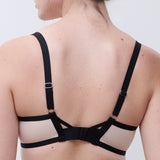 Chantelle - Lush Balc BH Sort/Soft Pink