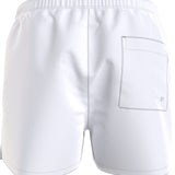 Calvin Klein Herre - Core Logo Badebukser Classic White