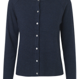 Rosemunde - Cardigan I Uld Og Cashmere Dark Navy Melange