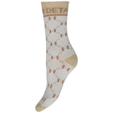 Hype The Detail - Lurex Strømpe Ivory