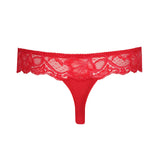Primadonna - Madison String Med Blonde Scarlet Red