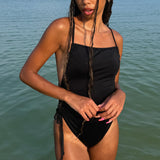 SuiAva - Bondi Badedragt Sort
