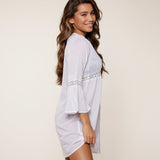 Lingadore - Strandkjole Med Blonde Hvid