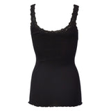 Rosemunde - Silke Tank Top Med Blonde Sort