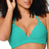 Lingadore - Frotté Triangle Bikini Top Deep Green