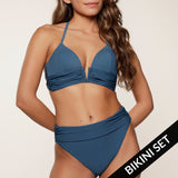 Lingadore - Vatteret Triangle Bikini Sæt Legion Blue