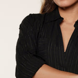 Lingadore - Strandkjole Med V-neck Sort