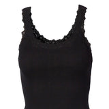 Rosemunde - Silke Tank Top Med Blonde Sort