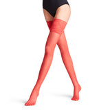 Falke - Seidenglatt Stay Up 15 Denier Rød