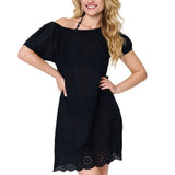 Lingadore - Strand Kjole Med Bar Skulder Sort