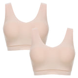 Chantelle - 2-pak Soft Stretch Vatteret Top Nude