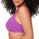 Lingadore - Grape Vatteret Triangle Bikini Top
