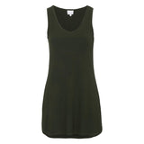 Damella - Plain Natkjole i bambus Blue L