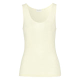 Damella - Tank Top Uld/Silke Vanilla
