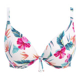 Freya - Palm Paradise Trekant Bikini Top Hvid