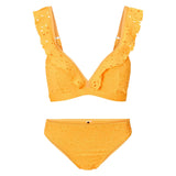 Lingadore - Vatteret Triangle Bikini Sæt Orange
