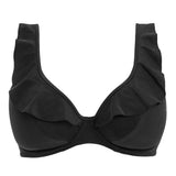 Freya - Jewel Cove Bikini Top Plain Black