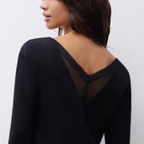 Chantelle - Romance Natbluse Sort