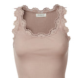 Rosemunde - Iconic Silke Top Med Blonde Vintage Powder
