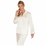 Lady avenue - Pyjamas i Silke Satin Ivory