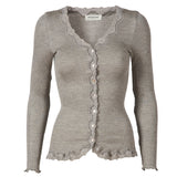 Rosemunde - Silke Cardigan Light Grey Melange