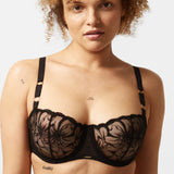 Chantelle - Fleurs Balconette Svart