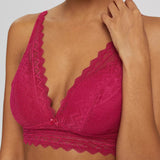 Esprit - Triangle Soft Bra Dark Pink