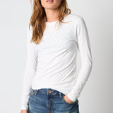 Hype The Detail - Cotton Langærmet T-shirt Hvid