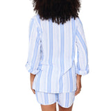 Lingadore - Strand Sæt Bomuld Blue Stripe