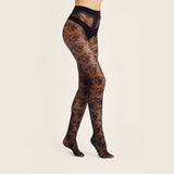 Hype The Detail - Flower Tights 20 Denier Sort