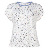 Lady avenue - Bambus Pyjamas Med Capri Buks Dot Blue