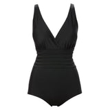 Trofé - Badedragt Med Drapering Sort