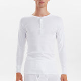 JBS Herre - Bomuld Långärmad T-shirt Vit