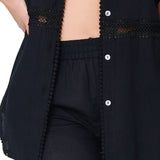 Lingadore - Strand Sæt Med Detaljer Sort