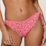 Lingadore - Bikini Tai Med Snøre Hot Pink Paisley