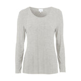 Damella - Bambus Bluse Grey Melange
