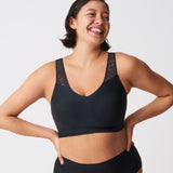 Chantelle - Soft Stretch Topp m. vattering og blonde Svart