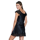 Lady avenue - Sidenklänning Black