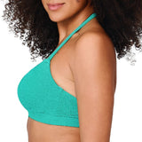Lingadore - Frotté Triangle Bikini Top Deep Green