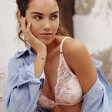 Lingadore - Vatteret Plunge Bh Cream Pink