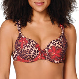 Lingadore - Leo Bikini Top Leopard Flower